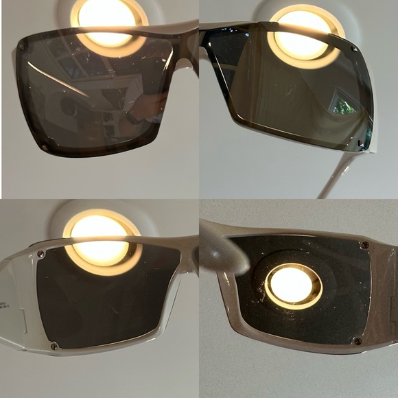 Christian Dior Overshine 2 Rare Vintage Y2K Sunglasses in White and Black - Picture 12 of 13